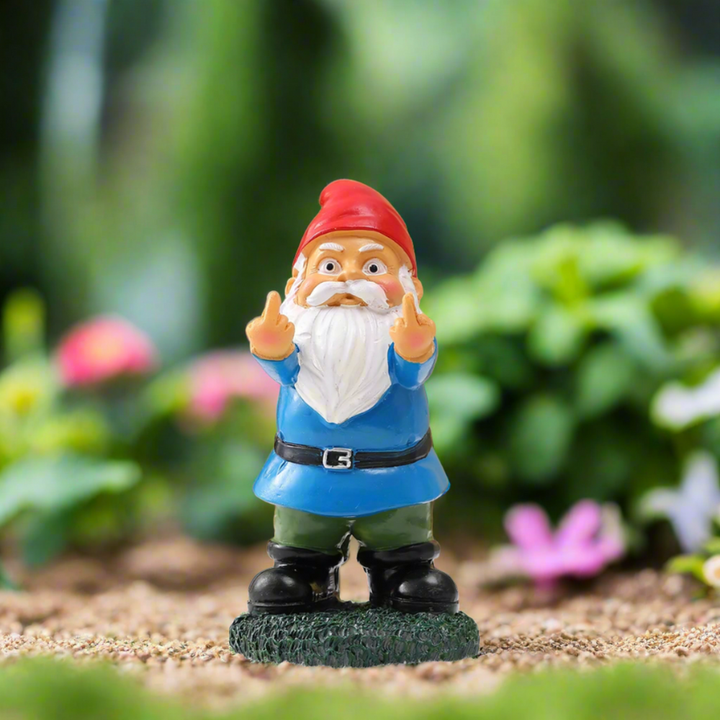 Rebellious Gnome Sculpture