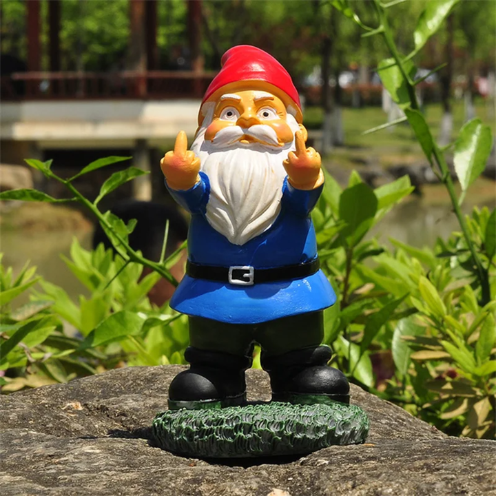 Rebellious Gnome Sculpture