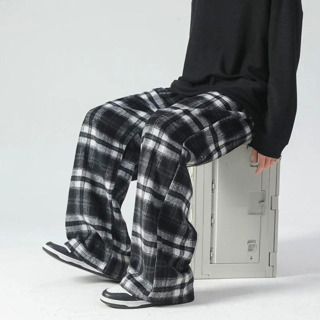 Vibe Plaid Trousers