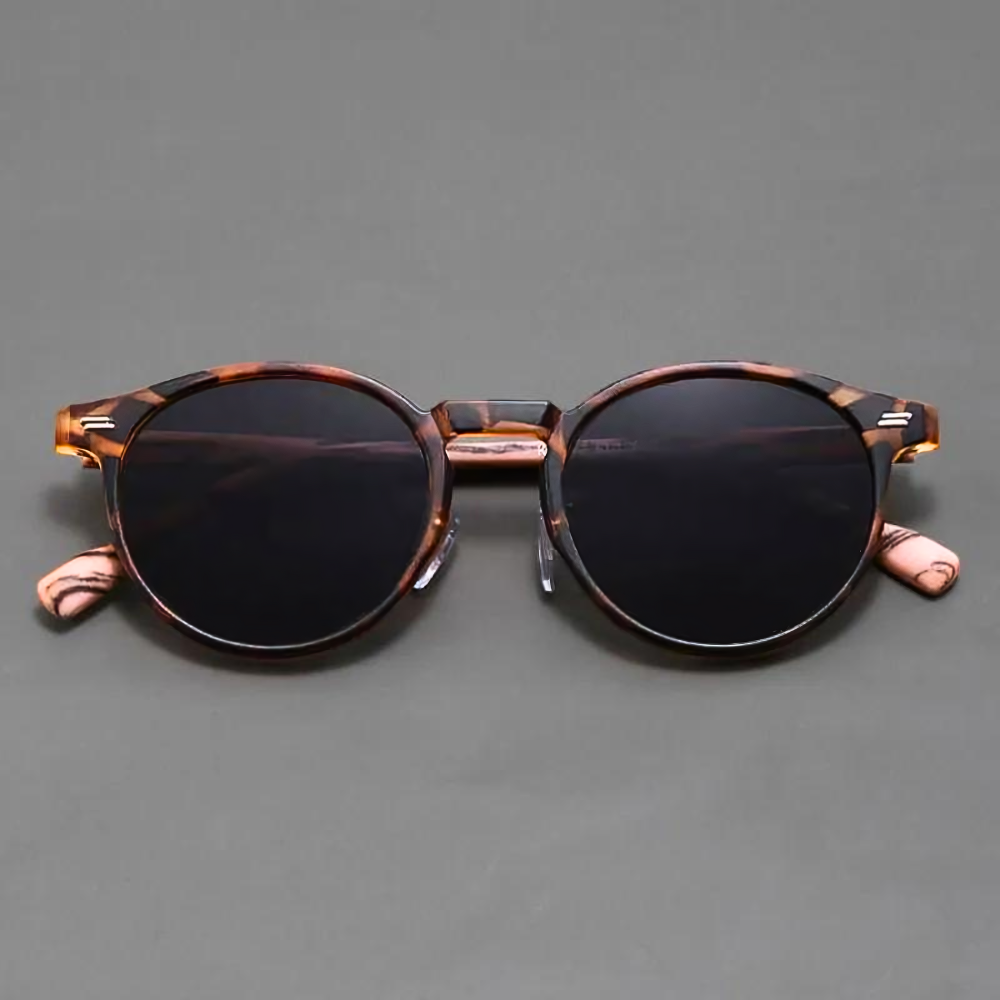 Frosted Two-Tone Sunglasses