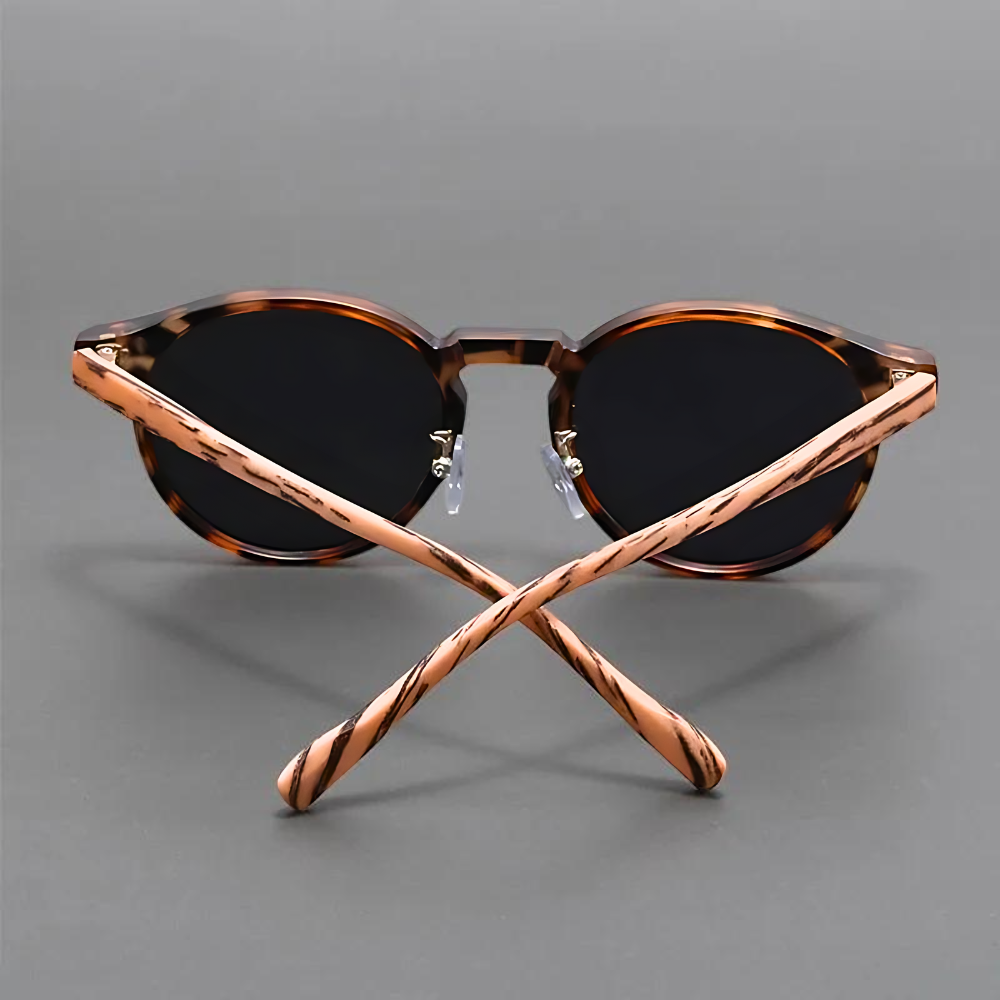 Frosted Two-Tone Sunglasses