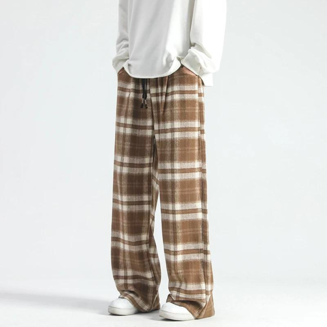 Vibe Plaid Trousers