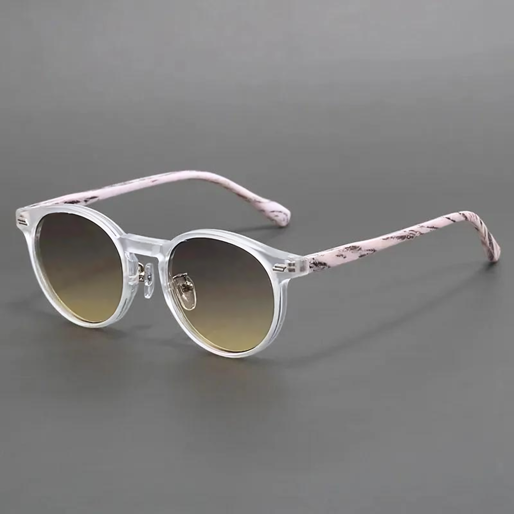 Frosted Two-Tone Sunglasses
