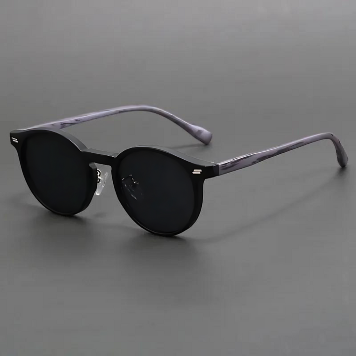 Frosted Two-Tone Sunglasses