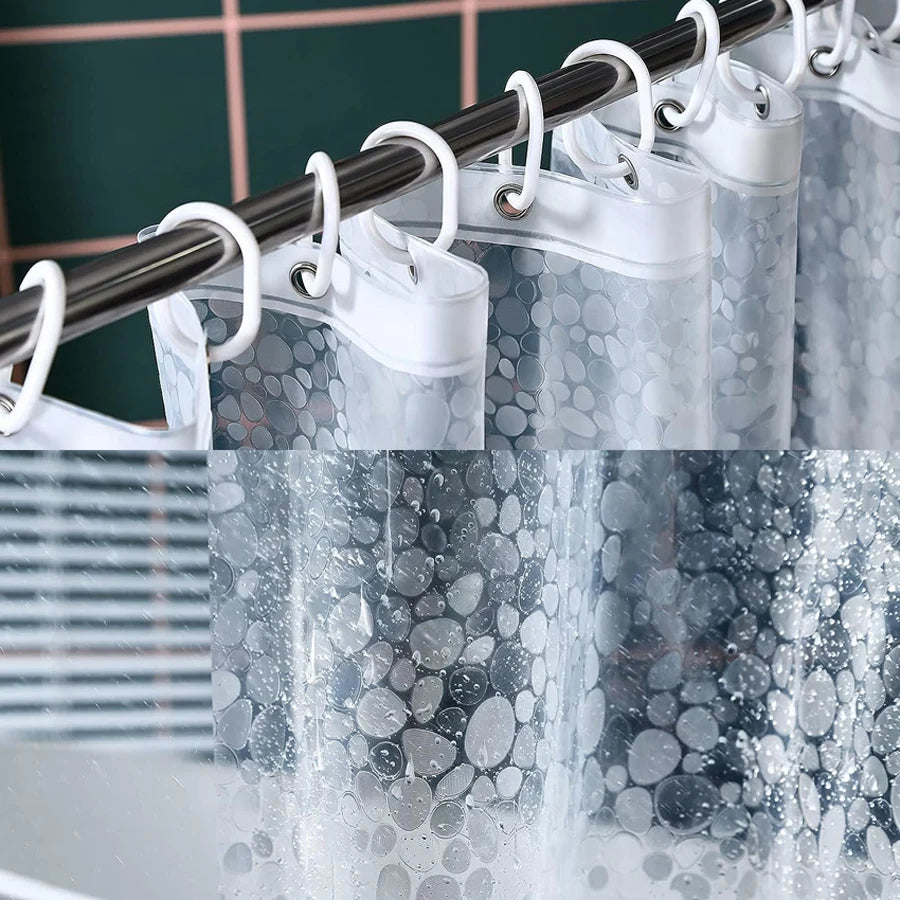 PebbleLux Shower Curtain