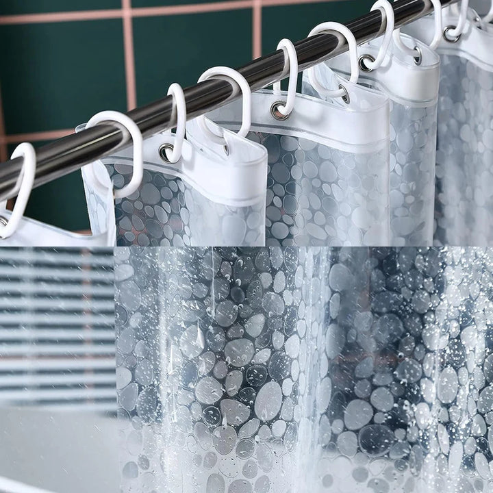 PebbleLux Shower Curtain