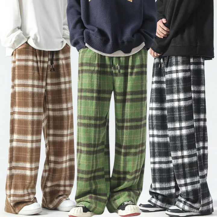 Vibe Plaid Trousers