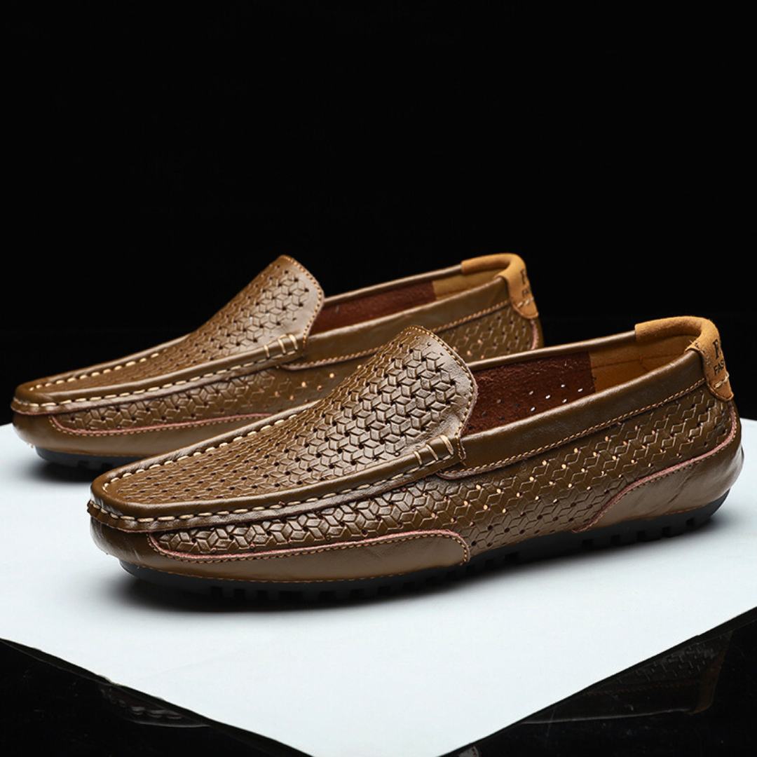 Venetie Genuine Leather Breathable Loafer