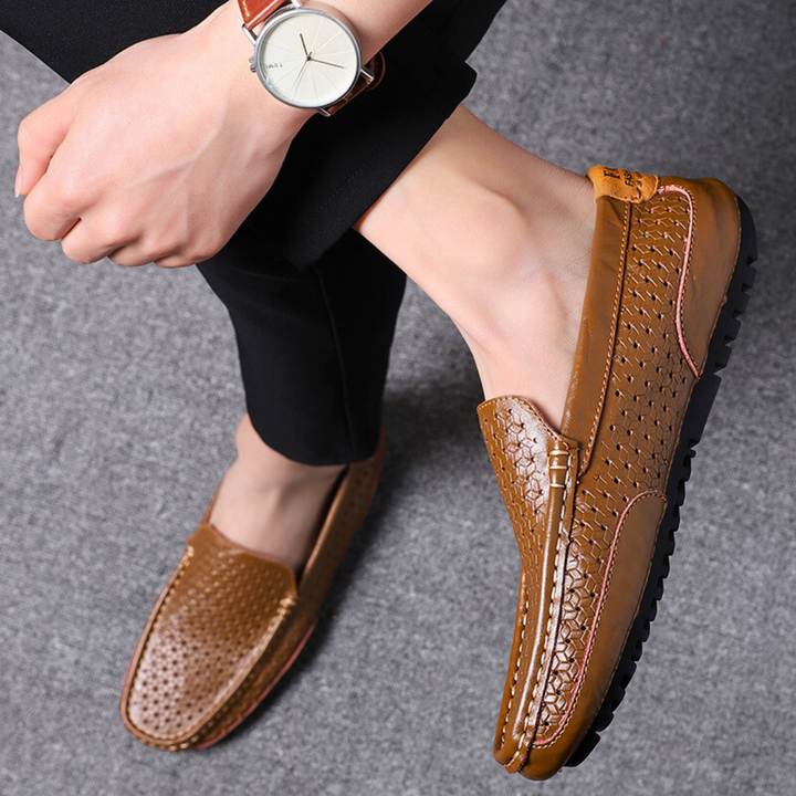Venetie Genuine Leather Breathable Loafer
