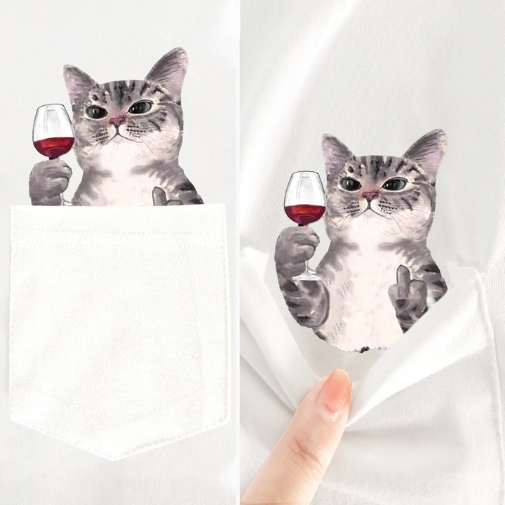 Catitude Pocket T-Shirt