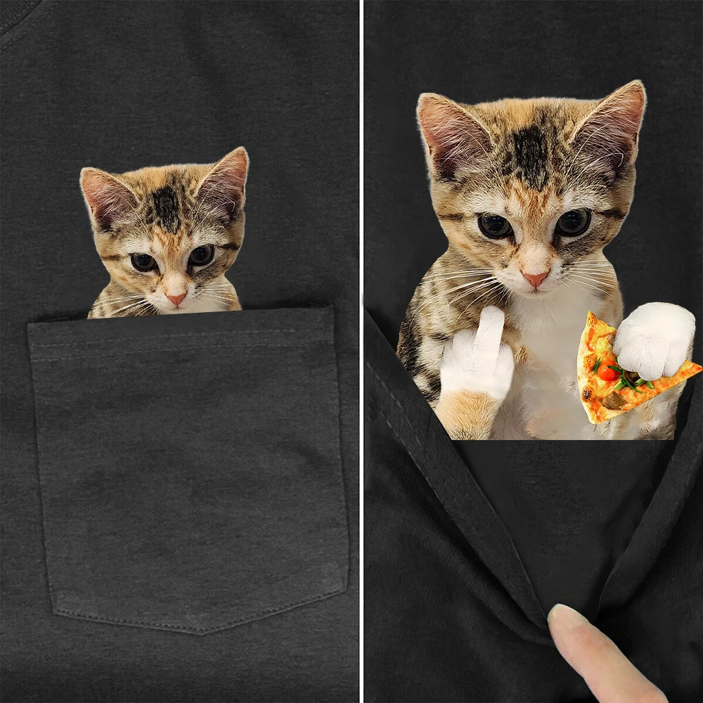 Catitude Pocket T-Shirt