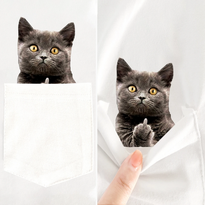Catitude Pocket T-Shirt